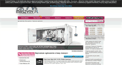 Desktop Screenshot of maszyny.pl